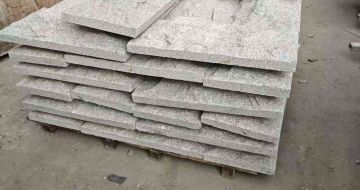 威海芝麻白蘑菇石，自然面