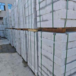 威海芝麻白路牙石，路侧石