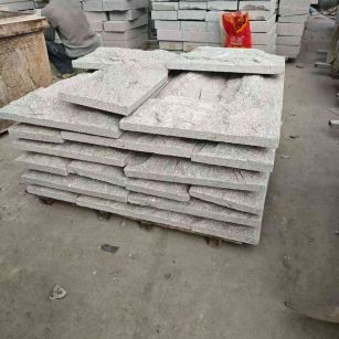 威海芝麻白蘑菇石，自然面