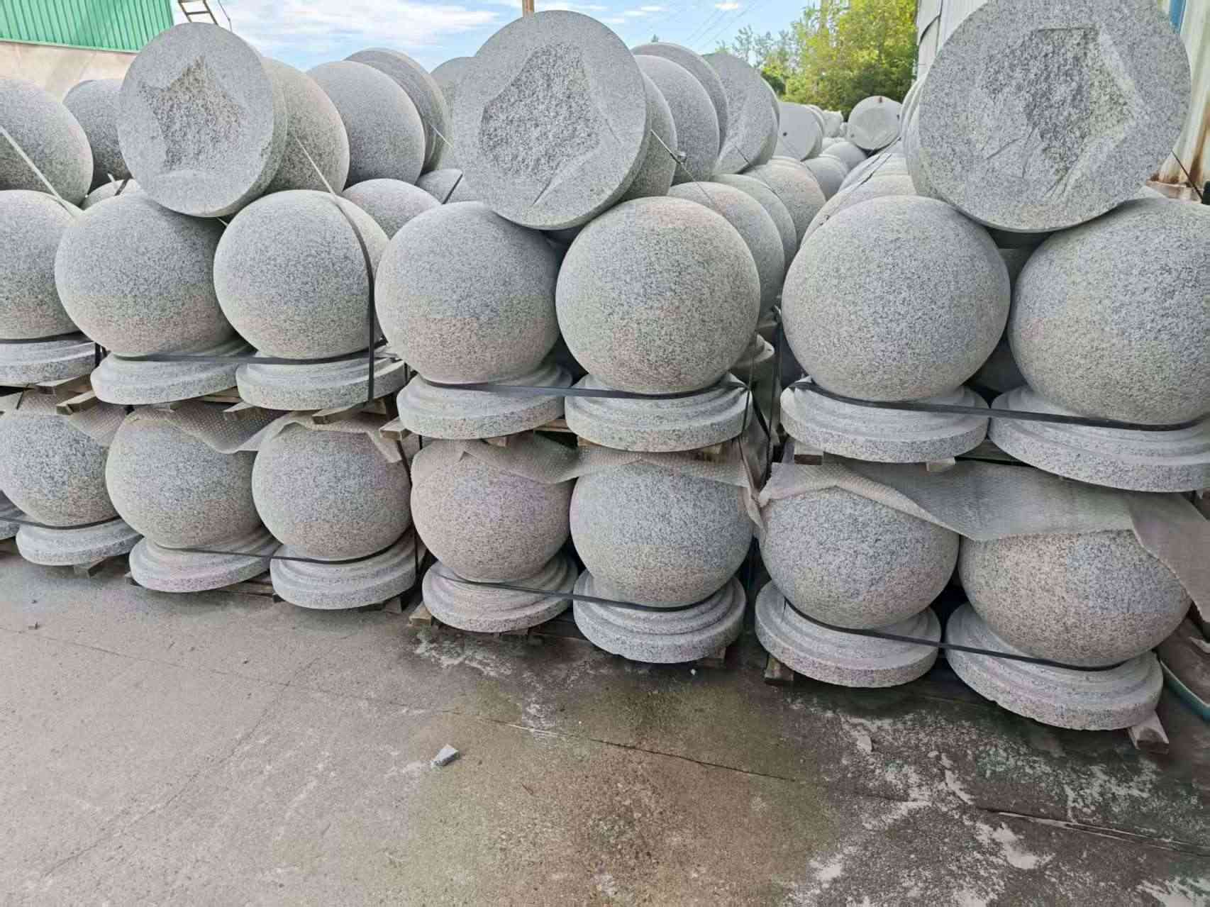 威海圆球石球挡车球