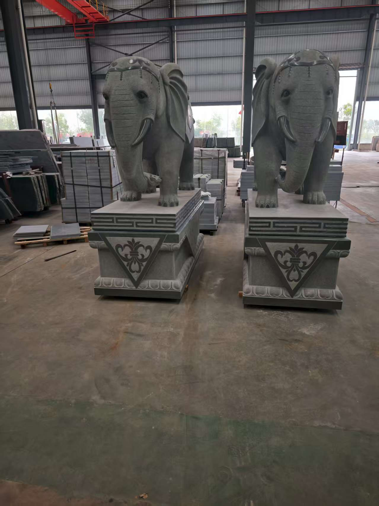 威海芝麻灰花岗岩对象 芝麻白芝麻灰大象